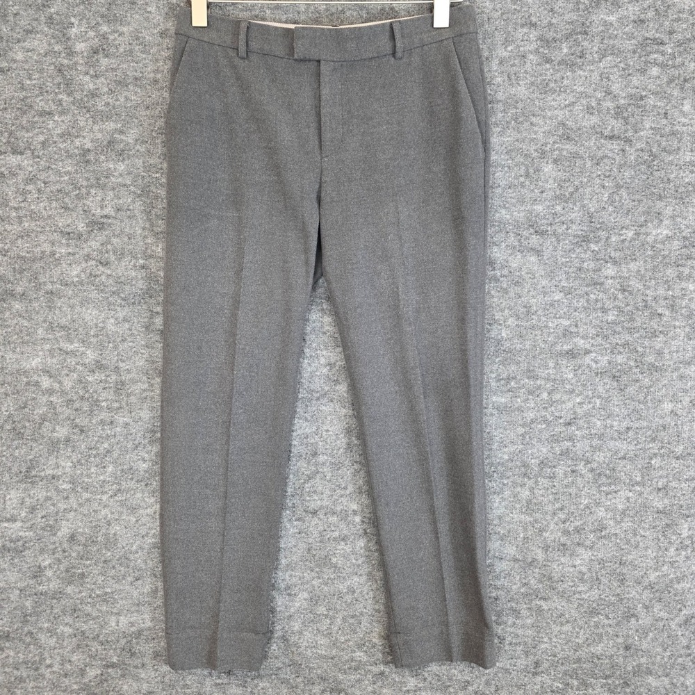 Band Of Outsiders Womens Grey Tapered Dress Pants Made in Italy Size 2